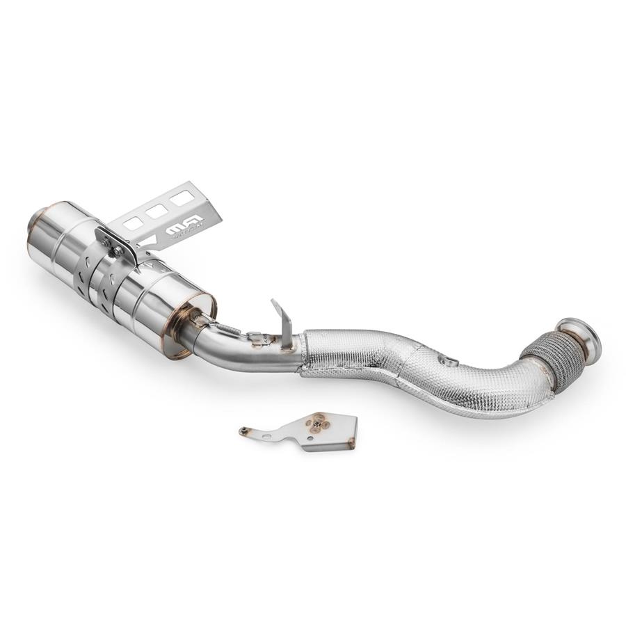 Ligne D'échappement Complète Pour Ford Maverick I 2.7 TD 4x4 LWB - Acier Aluminé
