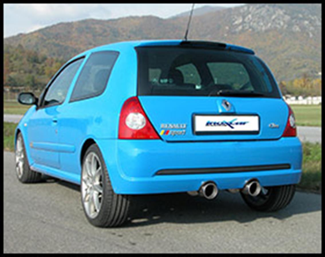 Silencieux arrière Inoxcar Renault CLIO 2 RS PHASE3 2.0 (182CV)