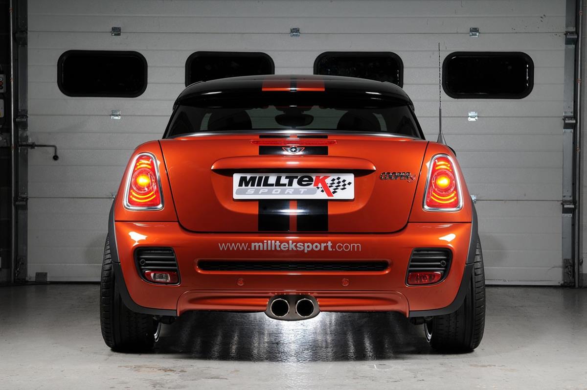 Ligne inox après catalyseur Milltek Mini Cooper S MK2